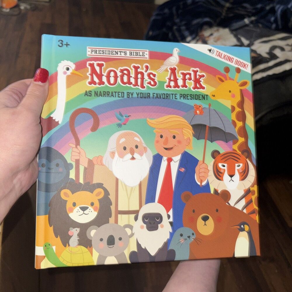 President Trump Book : Trumps Voice Tell Noah's Ark - Kids Bible Easy to Read